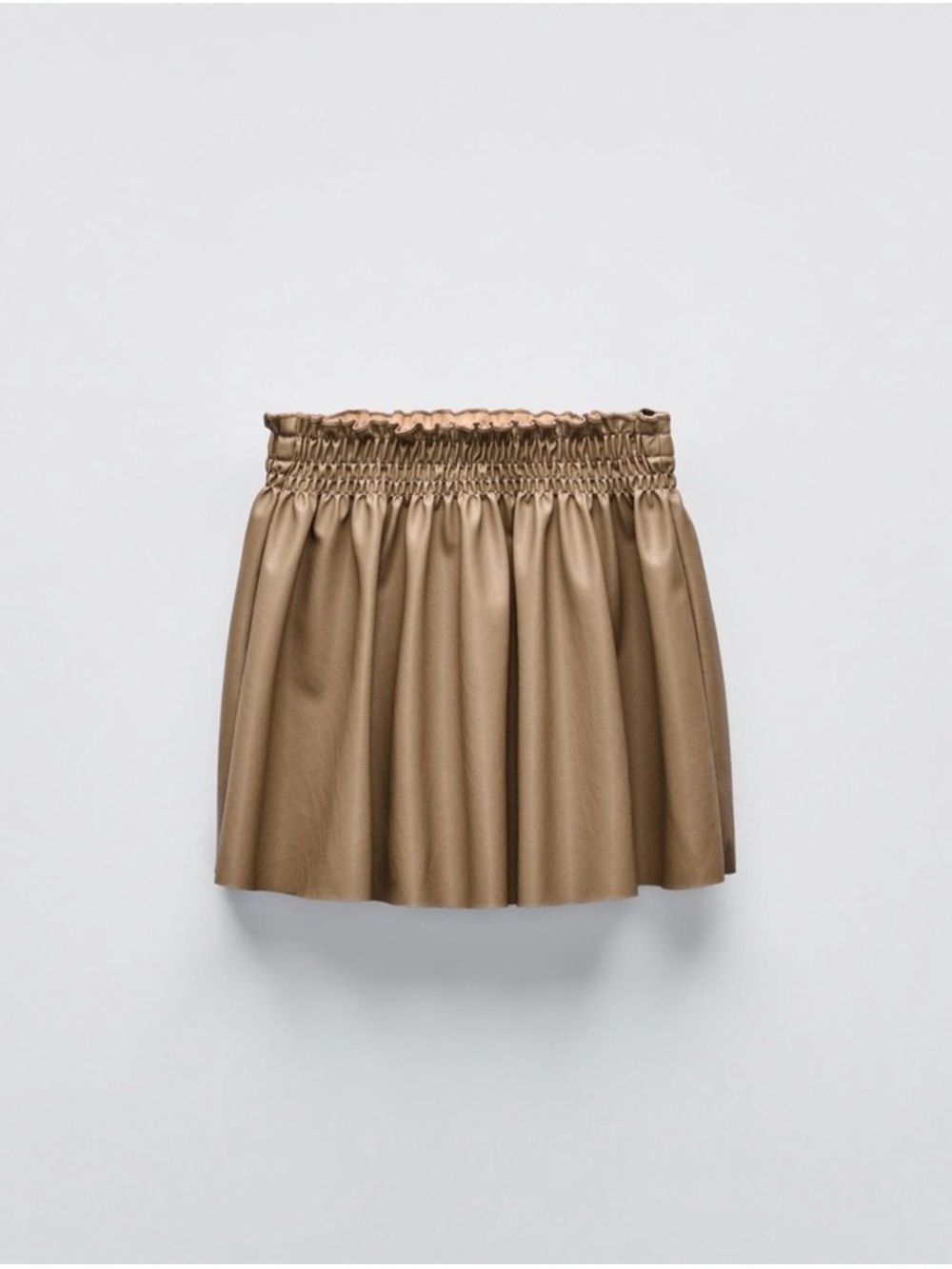 Zara Kids Faux Leather Skirt Size 1/2 Years NWT